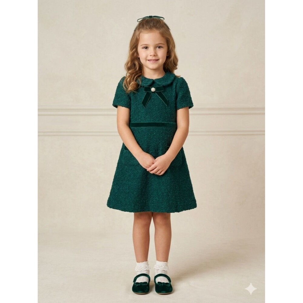 NWT Patachou Emerald Green Dress Sz 6